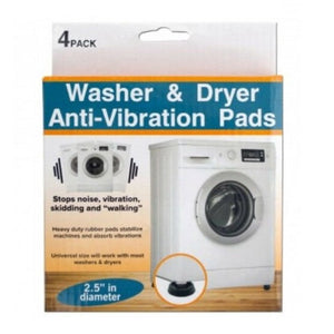 Handy Housewares 4pc Heavy Duty Clothes Washer and Dryer Anti-Vibration and Anti-Walk Feet Pads