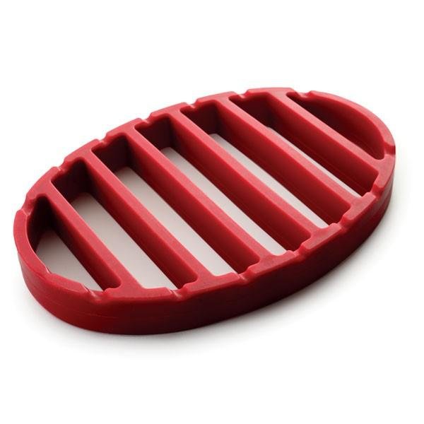 Norpro 9" x 6" Nonstick Silicone Oval Roast Rack and Trivet