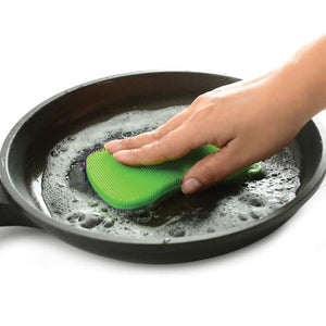 Norpro Silicone Dish Scrubbing Sponge / Vegetable Scrubber Brush