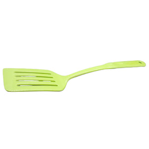 Handy Housewares 12.5" Long Handled Colorful Melamine Slotted Cooking Turner Spatula