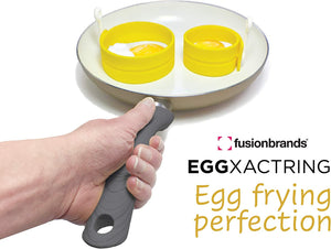 EggXact Adjustable Silicone Egg Ring / Food Ring for Baking, Molding and Presenting