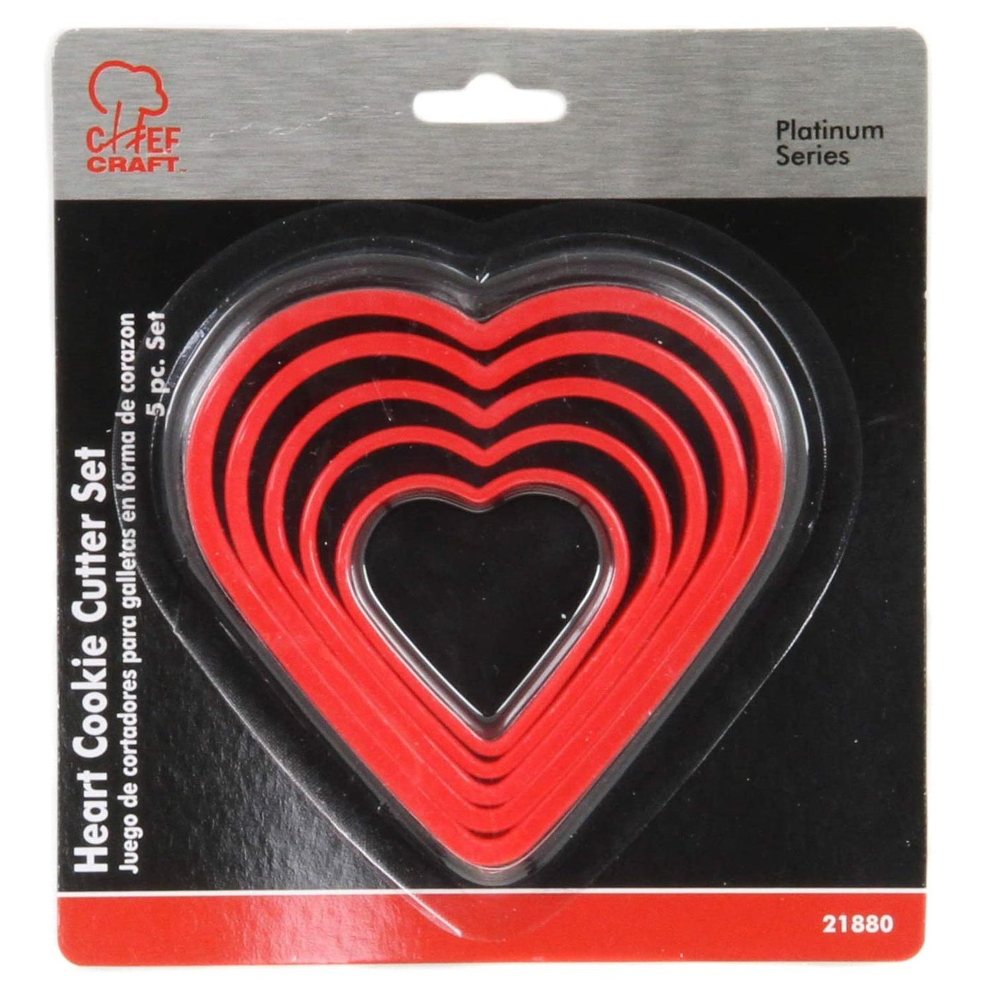 Ateco 6 Piece Heart Cutter Set