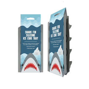 HIC Shark Fin Shaped Silicone Ice Cube Tray - Set of 2
