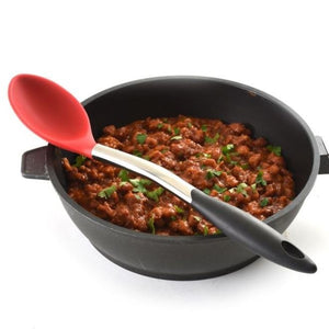 Norpro Heavy Duty Grip-EZ Stainless Steel Silicone Solid Cooking Spoon