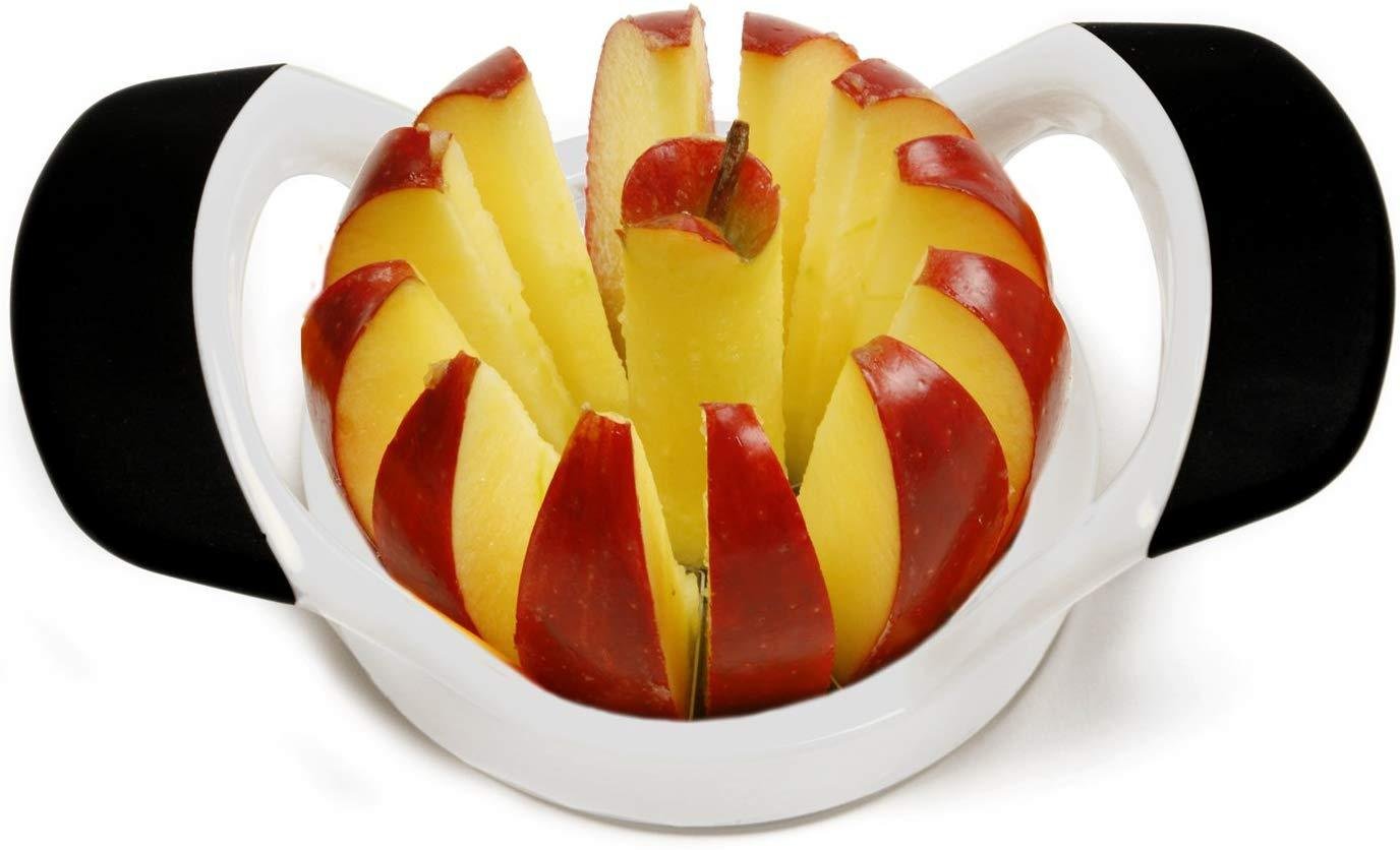 Norpro Grip-EZ 12-Section Stainless Steel Blade Apple Slicer / Fruit Wedger  and Corer