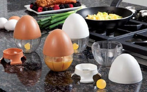 Hutzler Egg Scrambler & Egg Separator - Quick Easy Way to Beat Eggs