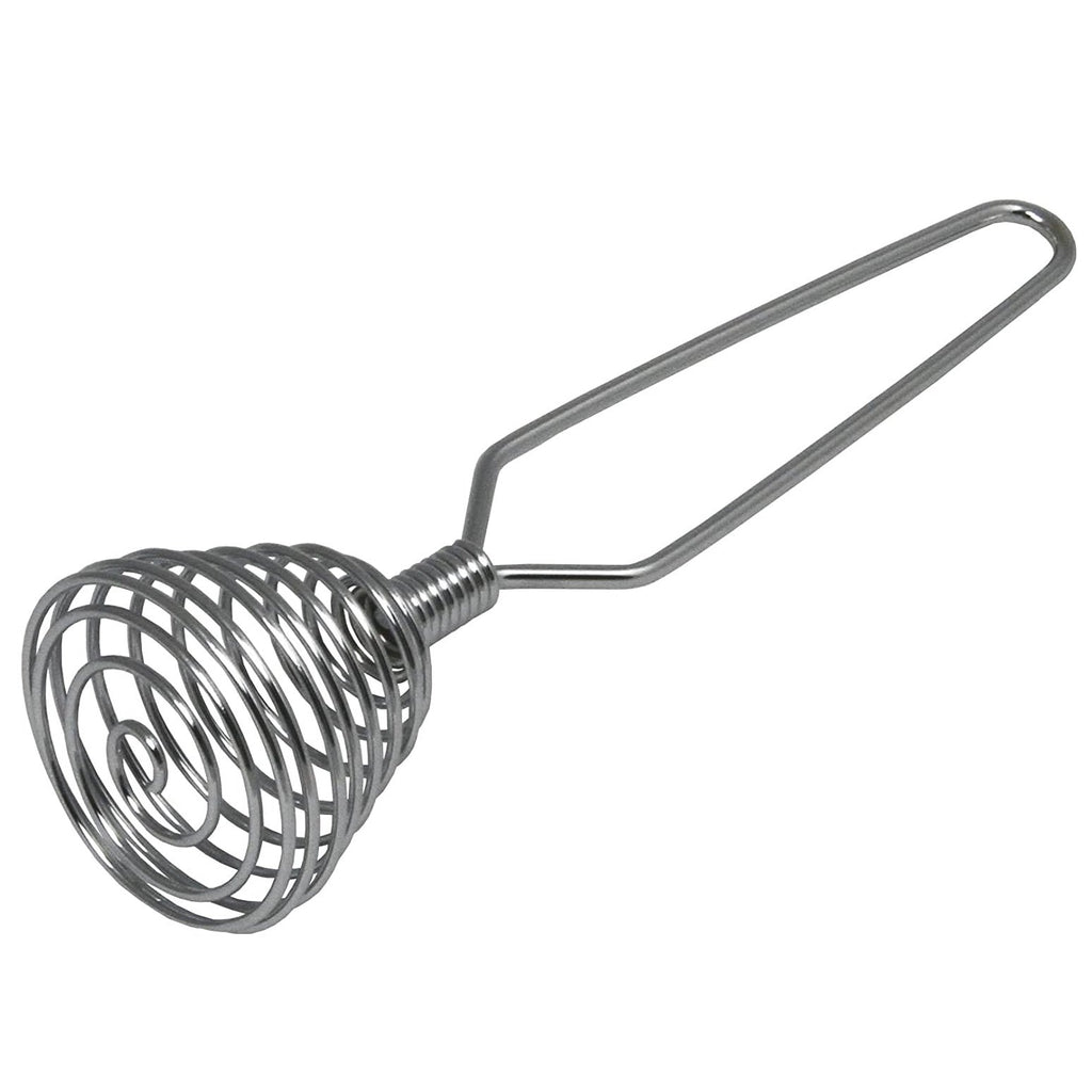 Chef Craft 7" Steel Spring Coil Whisk, French Whisk - Great For Hand Mixing Eggs, Cream, Gravy