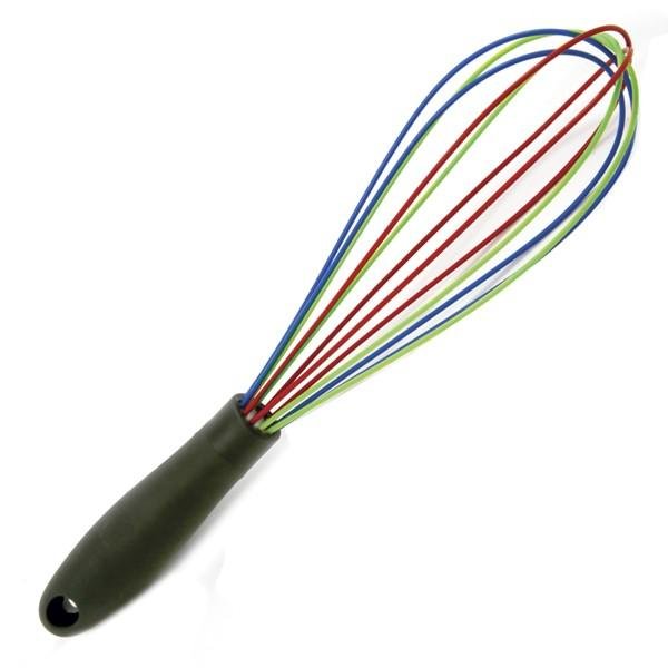 Norpro 12" Grip-EZ Scratch-Free Silicone Coated Wire Balloon Mixing Whisk