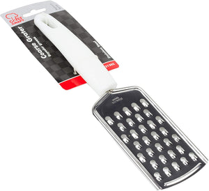 Chef Craft 9.5" Stainless Steel Coarse Flat Grater - Perfect for Cheese & Potatoes
