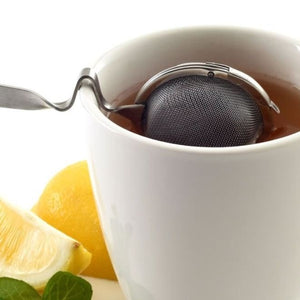 Norpro 2" Stainless Steel Mesh Tea Ball with Cup Rest Handle