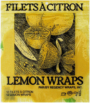Regency Wraps Lemon Cover With Ribbon For Seed Free Squeezing of Lemon Halves or Wedges - 12 Pack Set