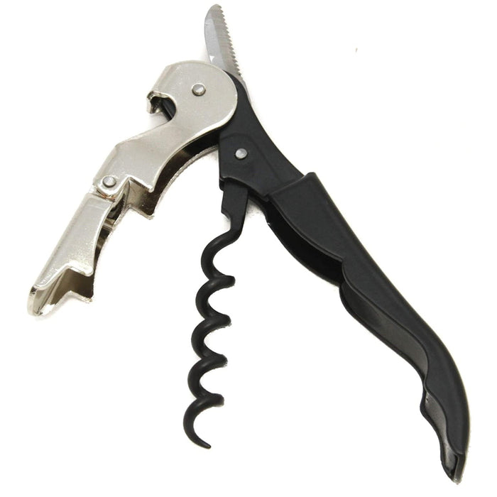 Chef Craft Waiter's Corkscrew Professional All-In-One Stainless Steel Wine Bottle Opener & Foil Cutter