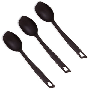 Norpro 13.5-Inch High Heat Solid Serving / Cooking Spoon, Black