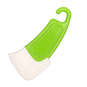 Handy Housewares Durable 6" Long Silicone Blade Pan / Bowl Food Cleaning Scraper