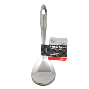 Chef Craft 9.5" Stainless Steel Basting / Serving Spoon with Sleek Mirror Finish