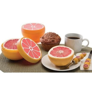 Hutzler Grapefruit Saver Keeper Storage Container - Keeps Fresh Longer