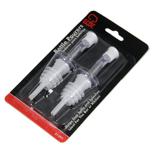 Chef Craft 2pc Plastic Bottle Pourer Set with Caps - Great for Wine, Olive Oil and Other Bottles