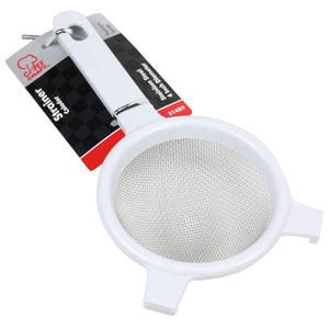 Chef Craft 4" Diameter Stainless Steel Mesh Strainer - Great for Straining Baking Ingredients