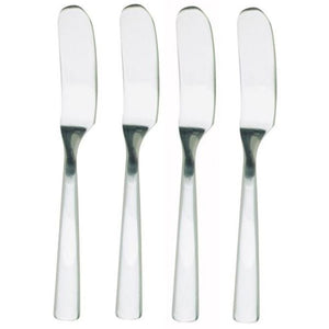 Norpro My Favorite Stainless Steel Spreader Knife - Great for Butter, Cheese and more - 4 Pack