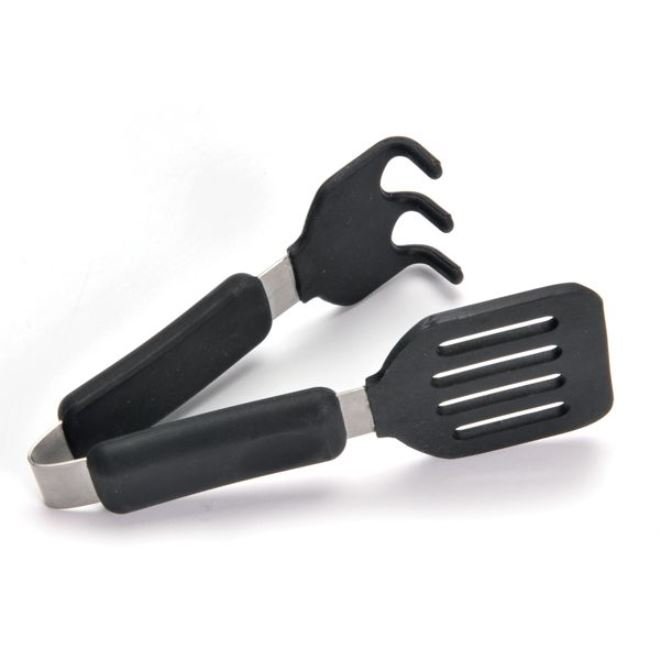 Norpro 6" Grip-EZ Non-Slip Grab and Lift Tongs - Great for Waffles