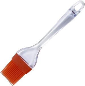 Norpro Flat Silicone Bristle Head Sauce Basting Brush - Red