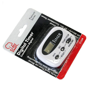 Chef Craft 99 Minute Extra-Loud Beep Digital Timer with Magnetic Clip