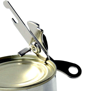 Chef Craft 4" Long Butterfly Manual Can Opener - Compact Size for Camping or Taking with a Lunch
