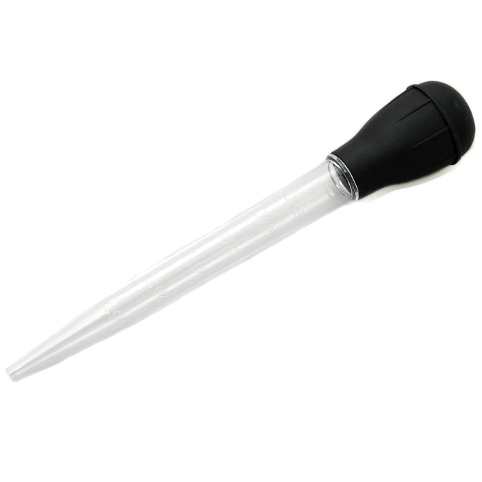 Chef Craft 11.5" Long Classic Heat Resistant Turkey Baster with Clear Tube & Easy Read Measurements