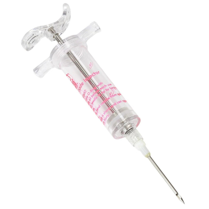Chef Craft 1oz Heavy Duty Marinade Injector, Meat Flavor Syringe with Stainless Steel Needle