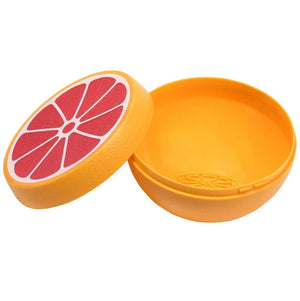Hutzler 2pc Grapefruit Saver Keeper Storage Container Set - Keeps Fresh Longer