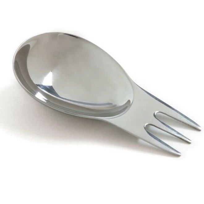 Norpro Stainless Steel Spork - Camping Hiking Party Appetizer Spoon Fork Scoop