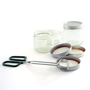 Norpro 6 Piece Canning Essentials Set - Includes Magnetic Lid Wand, Bubble Popper / Measurer, Jar Lid Opener, Jar Lifter, Tongs and Wide Mouth Funnel