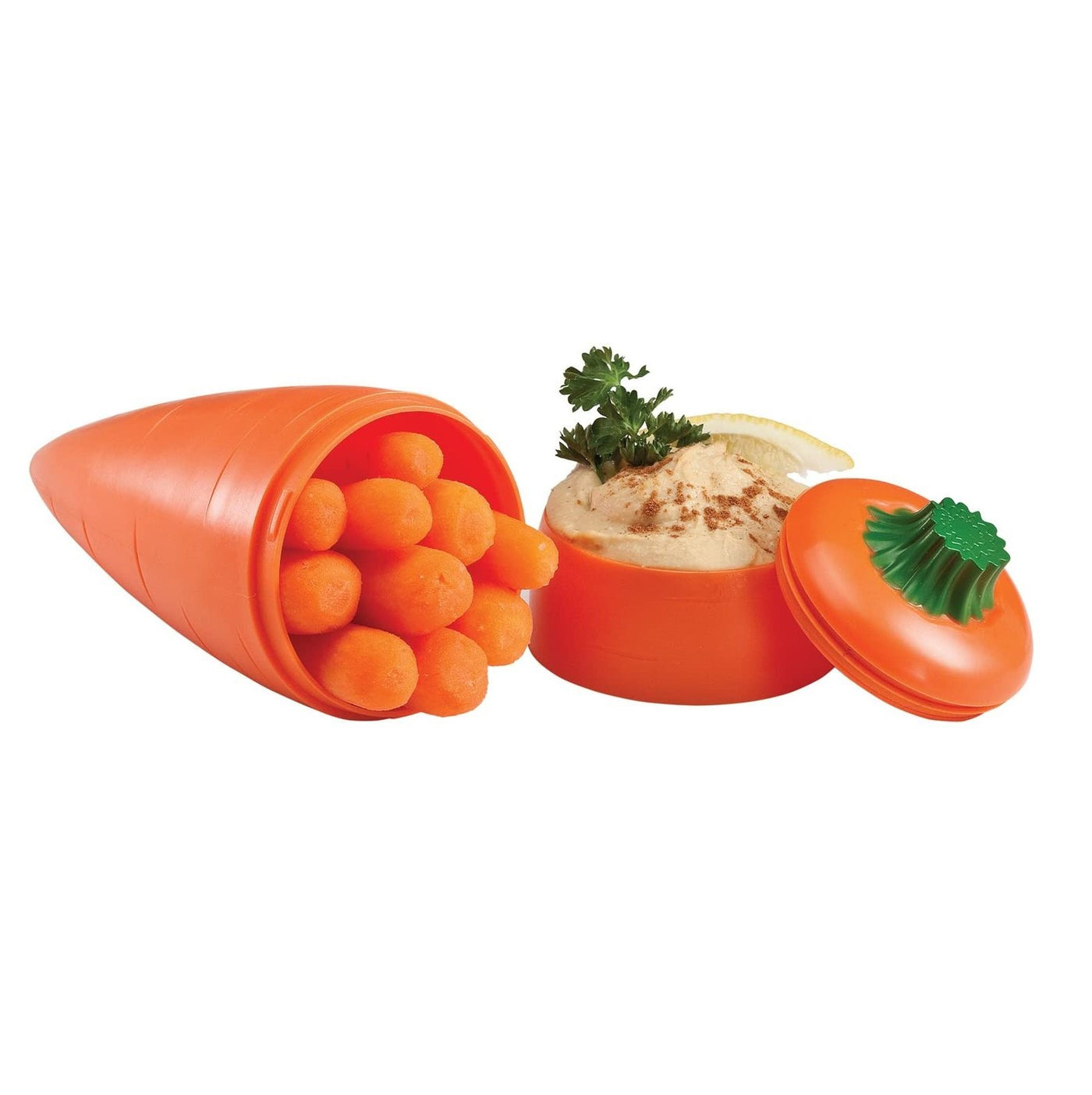 Hutzler Carrot & Dip To-Go Lunch Snack Storage Container – Handy
