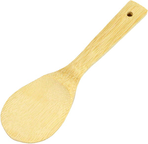 Chef Craft 9-Inch Bamboo Rice Paddle Serving Spatula Spoon