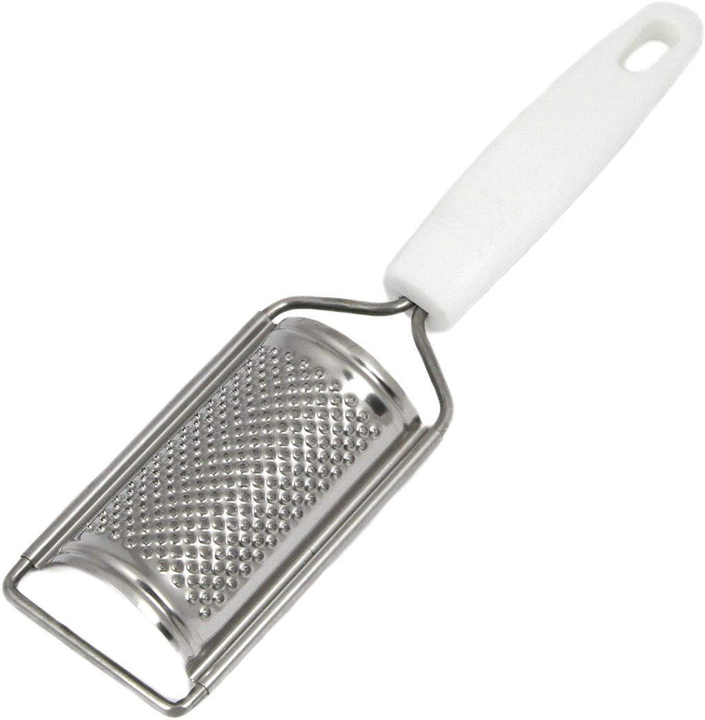 Chef Craft Stainless Steel Curved Fine Grater & Zester -  Great for Citrus, Chocolate, Nuts, Spices and Hard Cheeses
